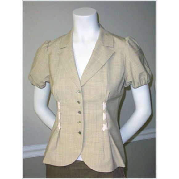 Rebecca Taylor Short Sleeve Jacket - Picture 1 of 3